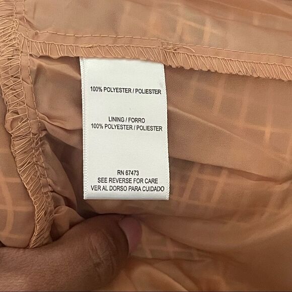 Danny & Nicole Orange Floral Print Fit & Flare Midi Dress; SZ 10;Great Condition - Picture 10 of 12